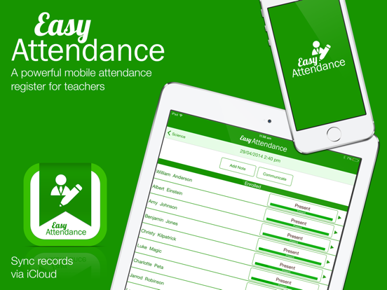 attendance-tracker screenshot