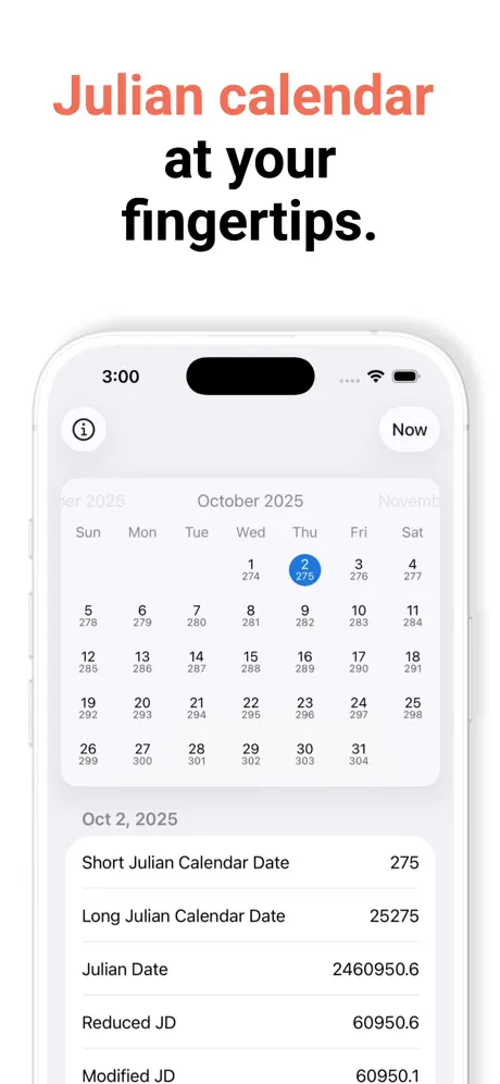 Julian Calendar Screenshot 1