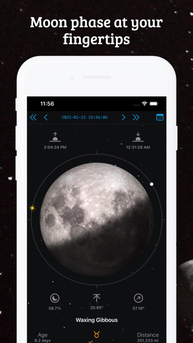 LunarSight — moon phase view