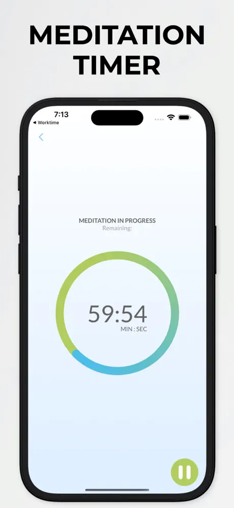 Meditation Timer app screenshot 1