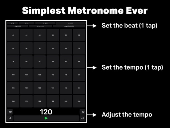 Metronome: Tap Tempo & BPM app screenshot