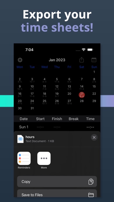 Work Hours Calculator Screenshot 3