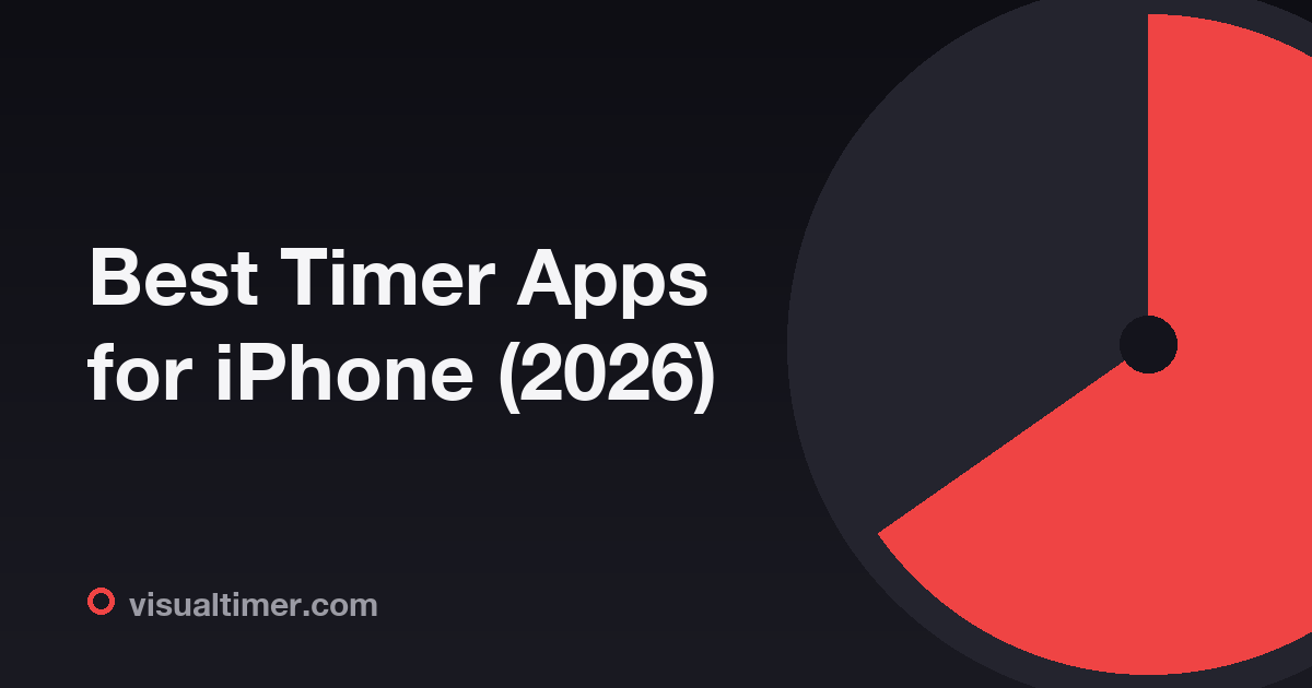 Best Timer Apps for iPhone (2026) - Tested & Free