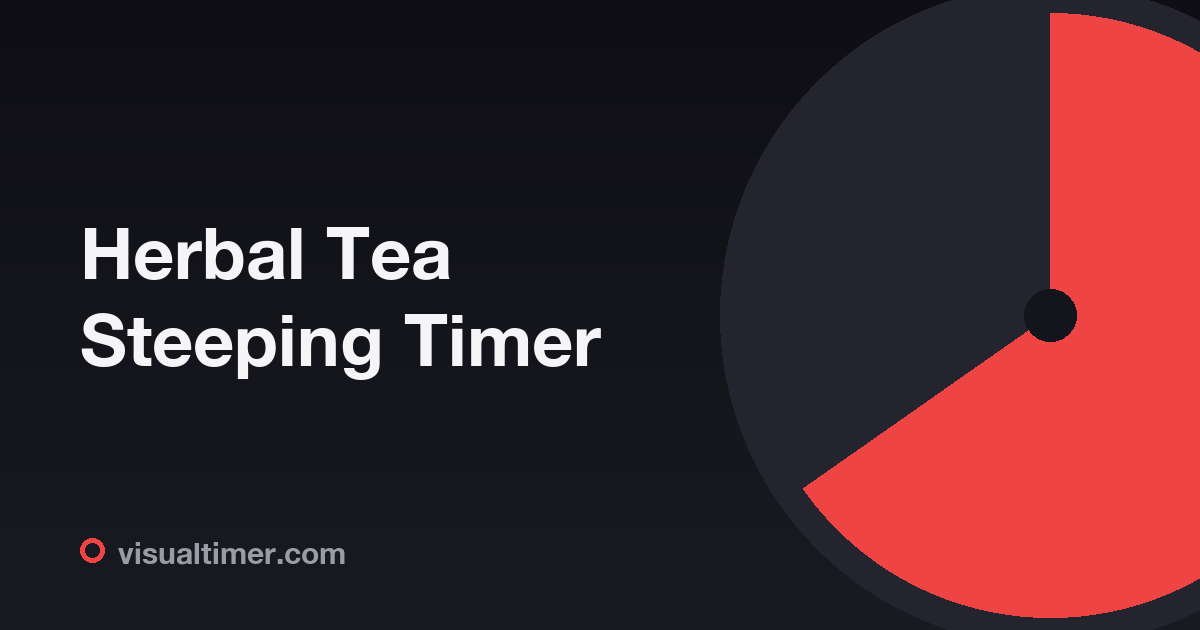Herbal Tea Steeping Timer | VisualTimer