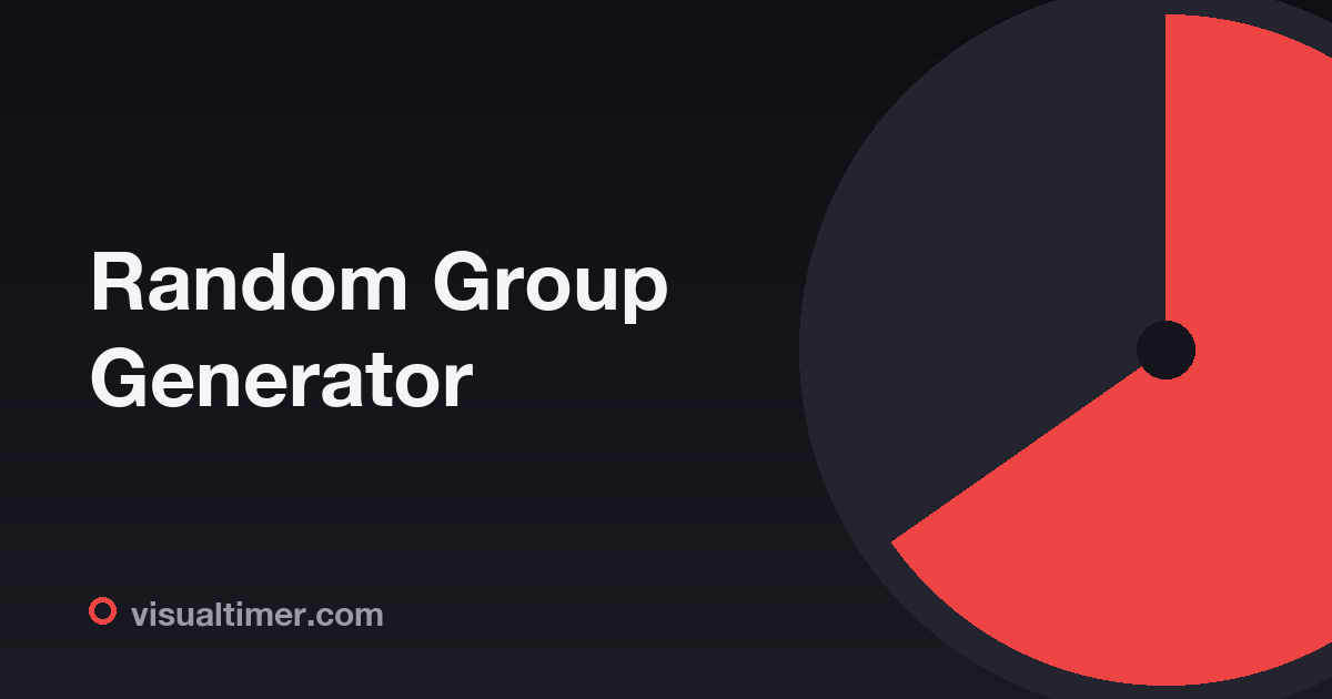 Random Group Generator - Free Team Maker for Classrooms