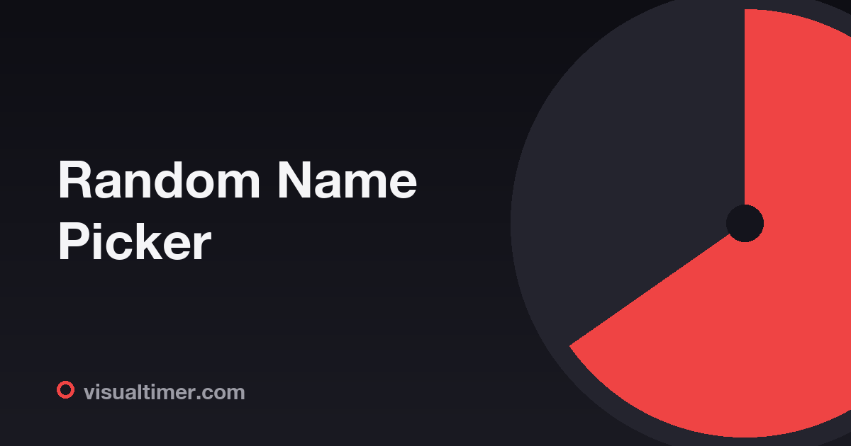 Random Name Picker - Wheel of Names | Spin to Pick a Winner