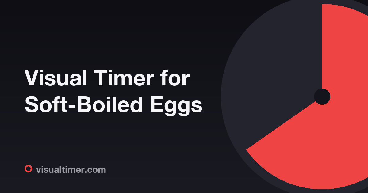 Visual Timer for Soft-Boiled Eggs | VisualTimer