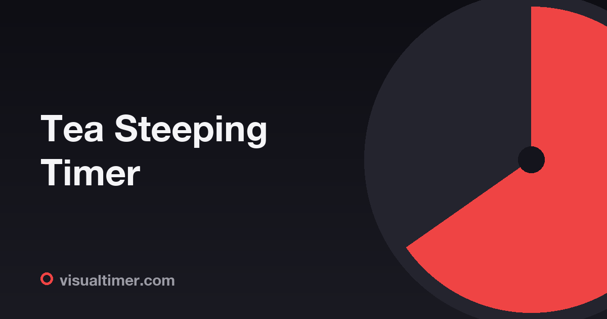 Tea Steeping Timer | VisualTimer